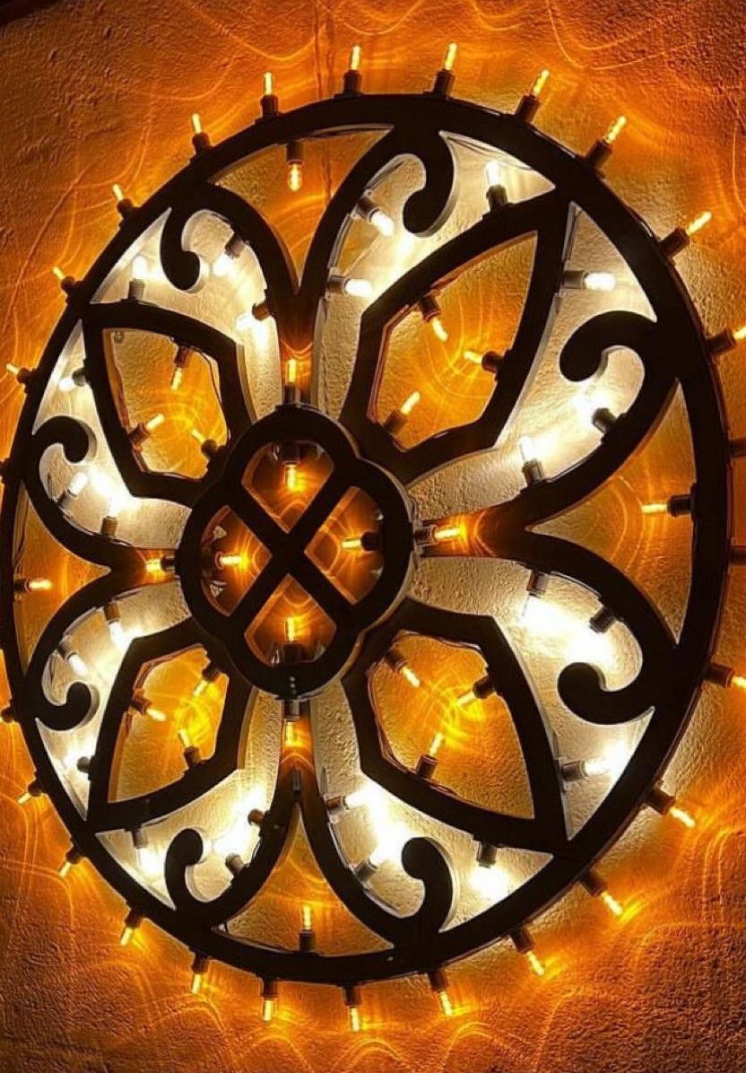 Luminaria Rosone da 60/80/100 cm.