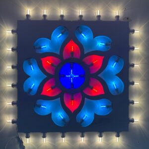Luminaria Quadro di Cuori e Fiori