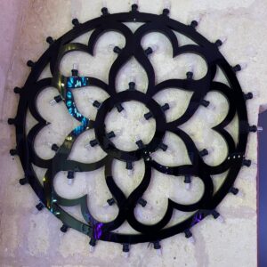 Luminaria Cuore Total Black
