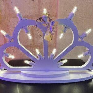 Luminaria Mezzo Rosone con Base